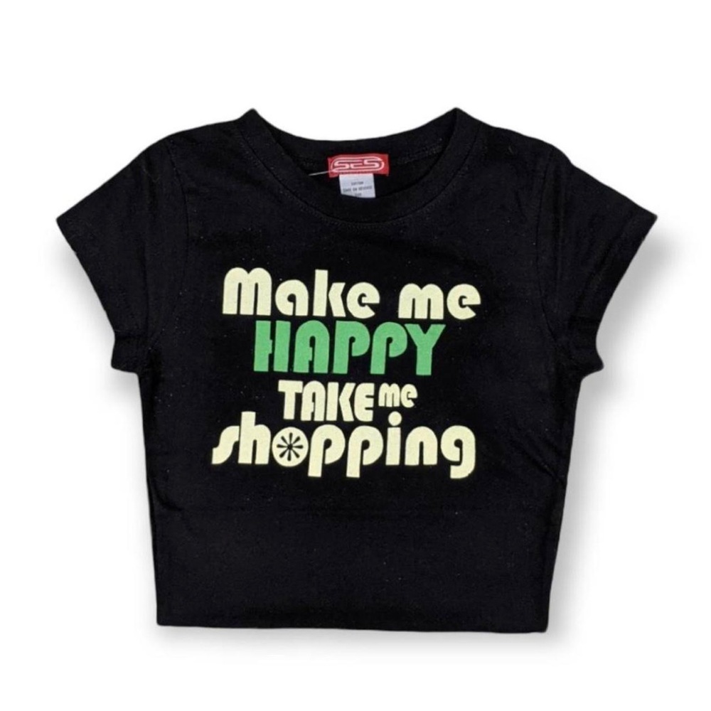 Britney Spears Y2K Slogan Baby Tee